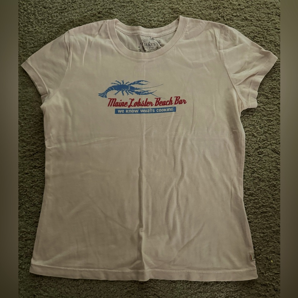 Women’s pale pink T-shirt by Jake’s dry goods